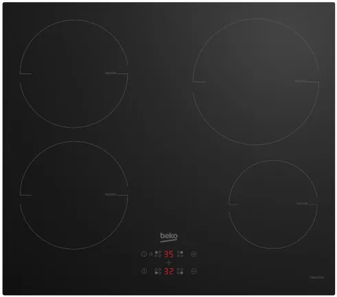 Nobilia SPA BEKO Glaskeramik-Kochfeld HII 64400 MT mit Induktion, Sologerät, Rahmenlos HII64400MT 0
