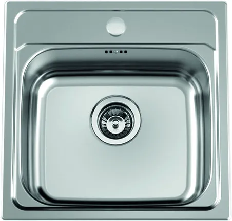 Nobilia SPA RODI : Evier à encastrer New Manaus, inox, Inox 87207 0