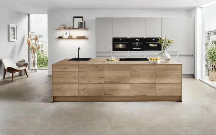 Nobilia SPA Softline Lack, Seidengrau Perfect matt 0