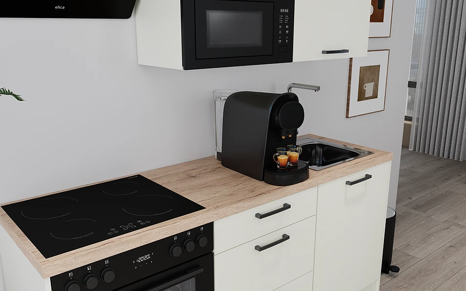 Nobilia SPA Küchenzeile 180 cm nobi smart Komfort KPS.MAX web 2