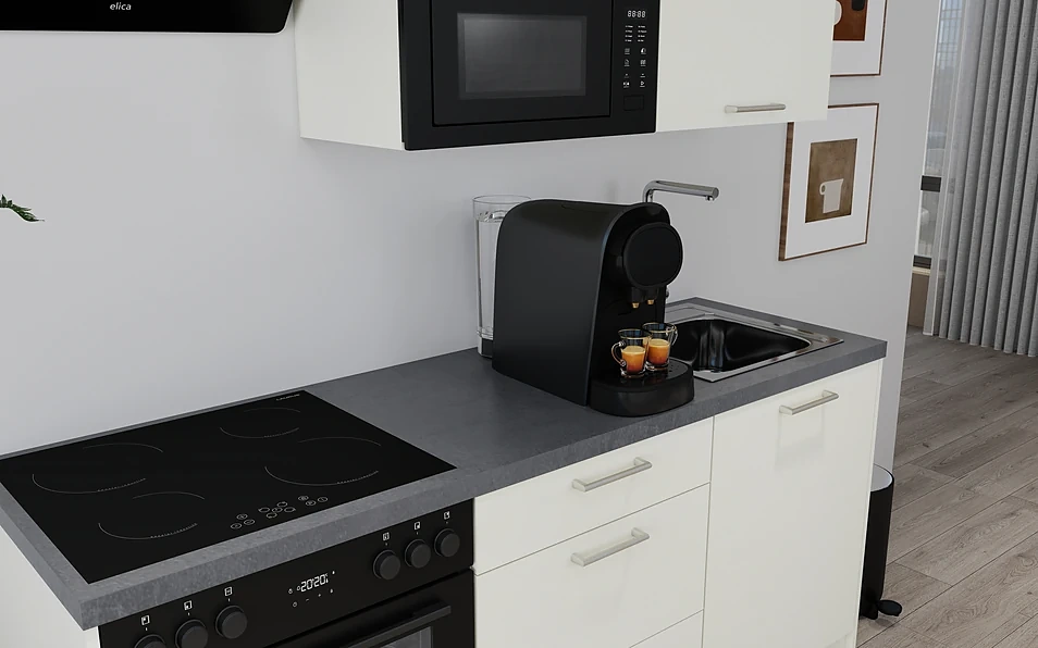 Nobilia SPA Cuisine linéaire 180 cm nobi smart Confort KPS.MAX web 2