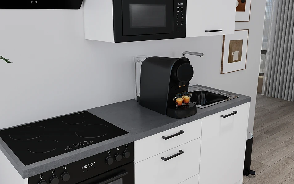 Nobilia SPA Cuisine linéaire 180 cm nobi smart Confort KPS.MAX web 2