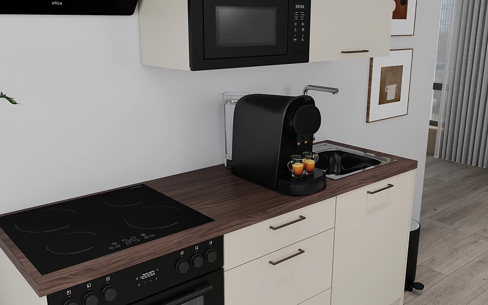 Nobilia SPA Küchenzeile 180 cm nobi smart Komfort KPS.MAX web 2