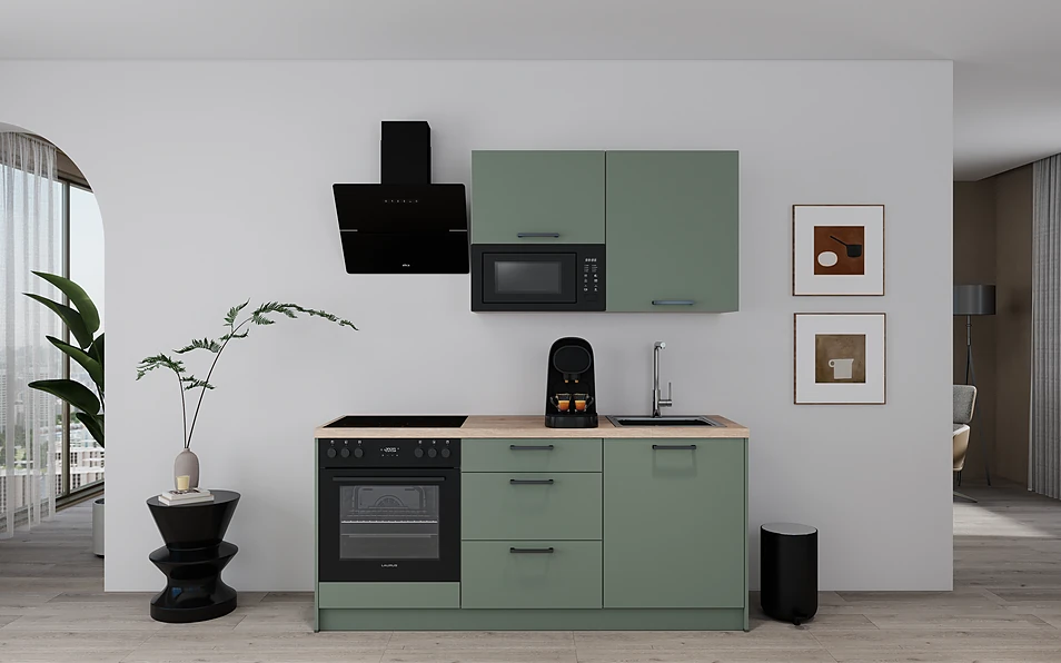 Nobilia SPA Küchenzeile 180 cm nobi smart Komfort KPS.MAX web 0