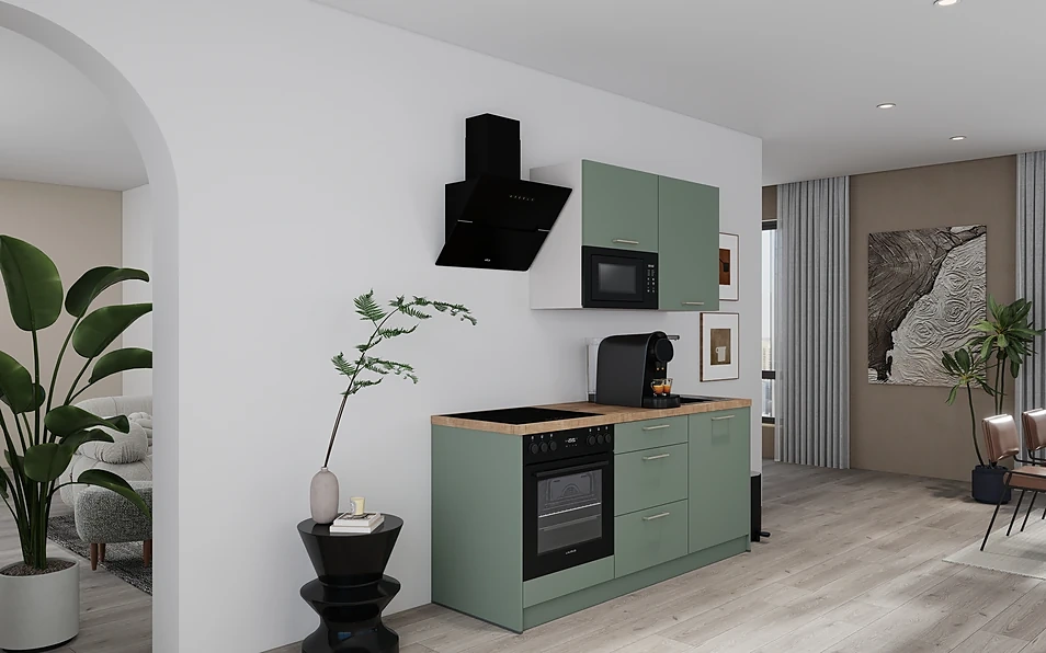 Nobilia SPA Küchenzeile 180 cm nobi smart Komfort KPS.MAX web 1