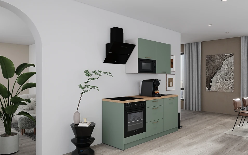 Nobilia SPA Küchenzeile 180 cm nobi smart Komfort KPS.MAX web 1