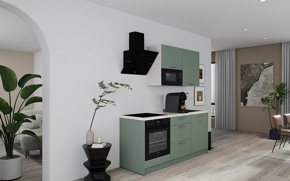 Nobilia SPA Küchenzeile 180 cm nobi smart Komfort KPS.MAX web 1