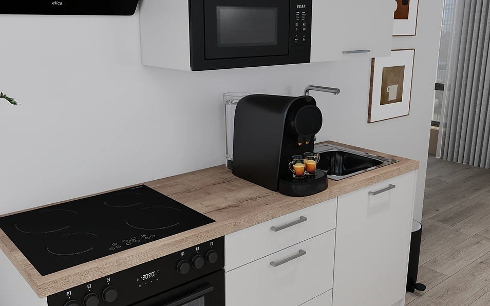Nobilia SPA Küchenzeile 180 cm nobi smart Komfort KPS.MAX web 2
