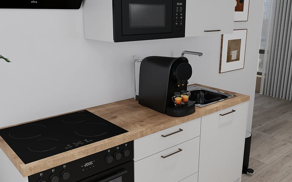 Nobilia SPA Küchenzeile 180 cm nobi smart Komfort KPS.MAX web 2