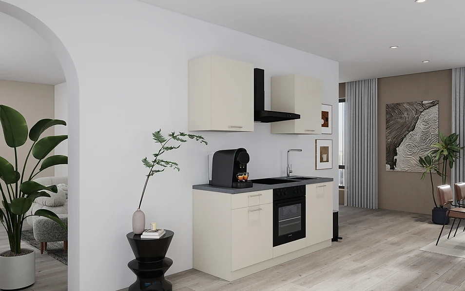 Nobilia SPA Küchenzeile 180 cm nobi smart Basis Coohom 1