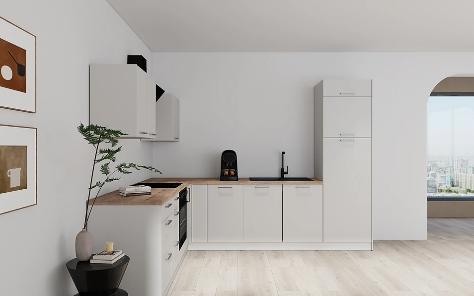 Nobilia SPA Eckküche 233 cm x 288 cm nobi smart Komfort Coohom 0