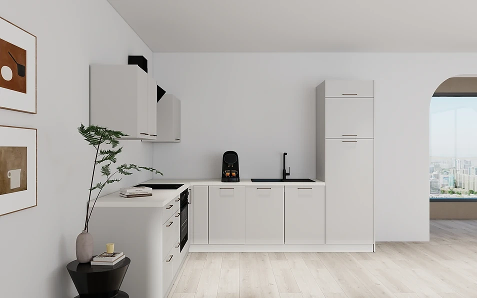 Nobilia SPA Eckküche 233 cm x 288 cm nobi smart Komfort Coohom 0