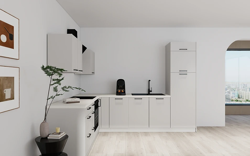 Nobilia SPA Eckküche 233 cm x 288 cm nobi smart Komfort Coohom 0