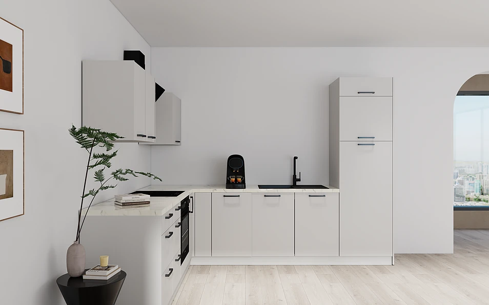 Nobilia SPA Eckküche 233 cm x 288 cm nobi smart Komfort Coohom 0