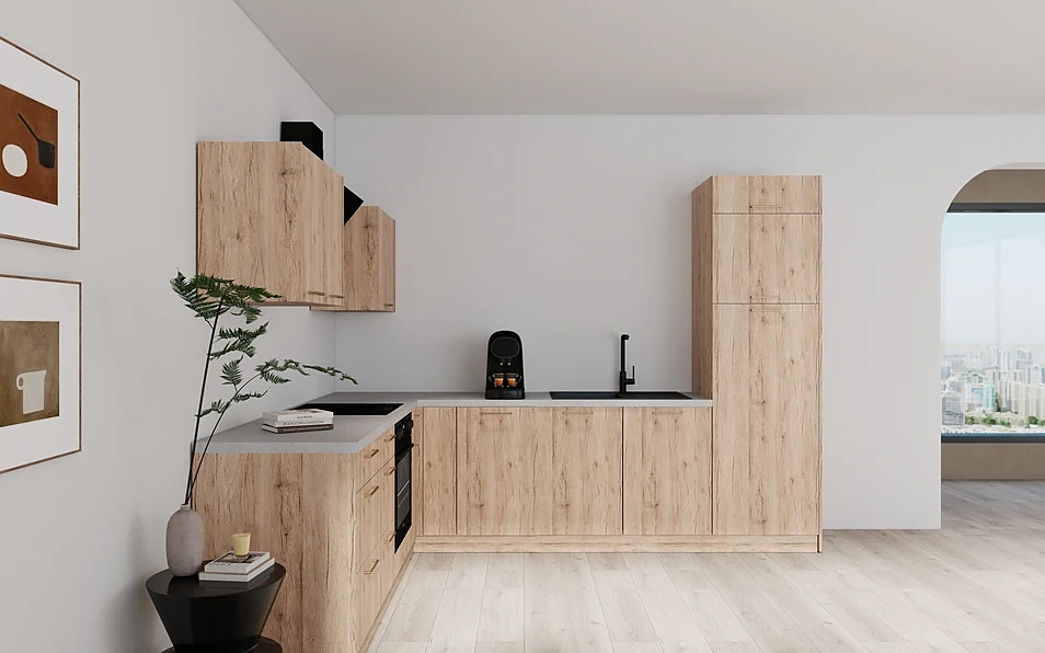 Nobilia SPA Eckküche 233 cm x 288 cm nobi smart Komfort Coohom 0