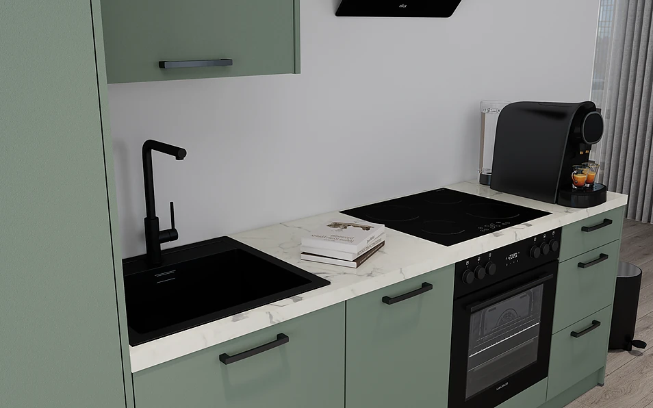 Nobilia SPA Küchenzeile 274 cm nobi smart Komfort Coohom 2