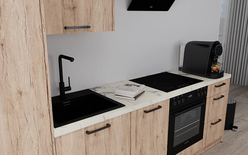 Nobilia SPA Küchenzeile 274 cm nobi smart Komfort Coohom 2