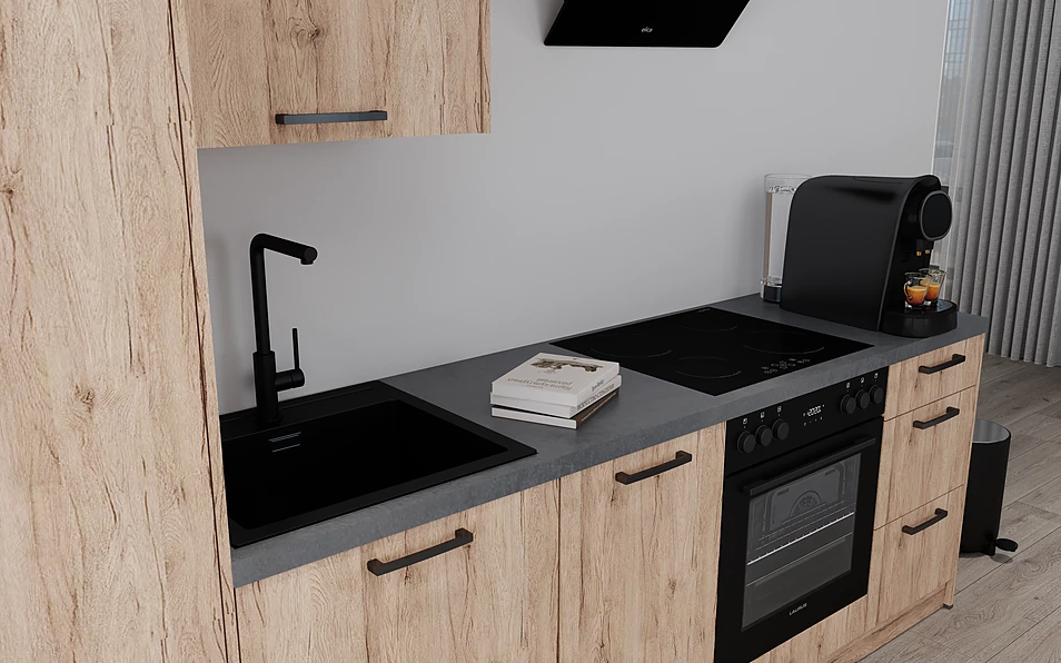 Nobilia SPA Küchenzeile 274 cm nobi smart Komfort Coohom 2