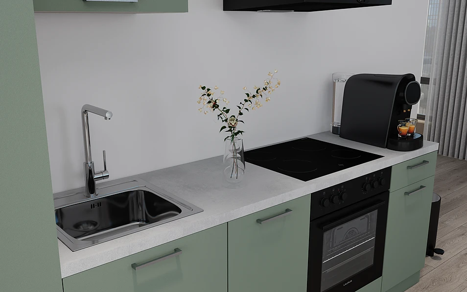 Nobilia SPA Küchenzeile 280 cm nobi smart Basis KPS.MAX web 2