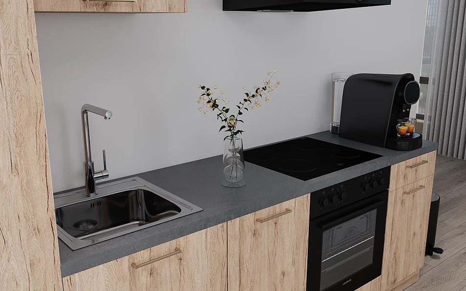 Nobilia SPA Küchenzeile 280 cm nobi smart Basis KPS.MAX web 2