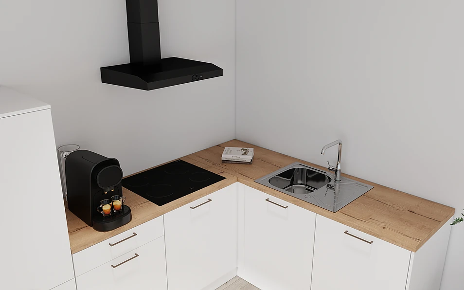 Nobilia SPA Eckküche 295 cm x 185 cm nobi smart Basis Coohom 2