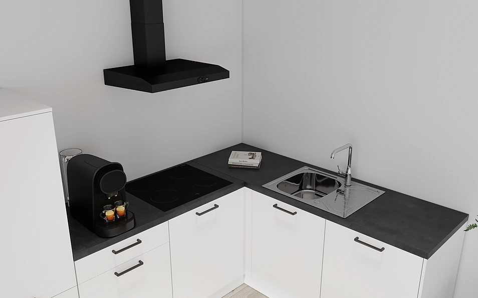 Nobilia SPA Eckküche 295 cm x 185 cm nobi smart Basis KPS.MAX web 2