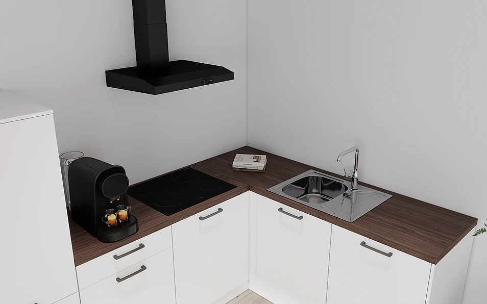 Nobilia SPA Cuisine d'angle 295 cm x 185 cm nobi smart Base Coohom 2