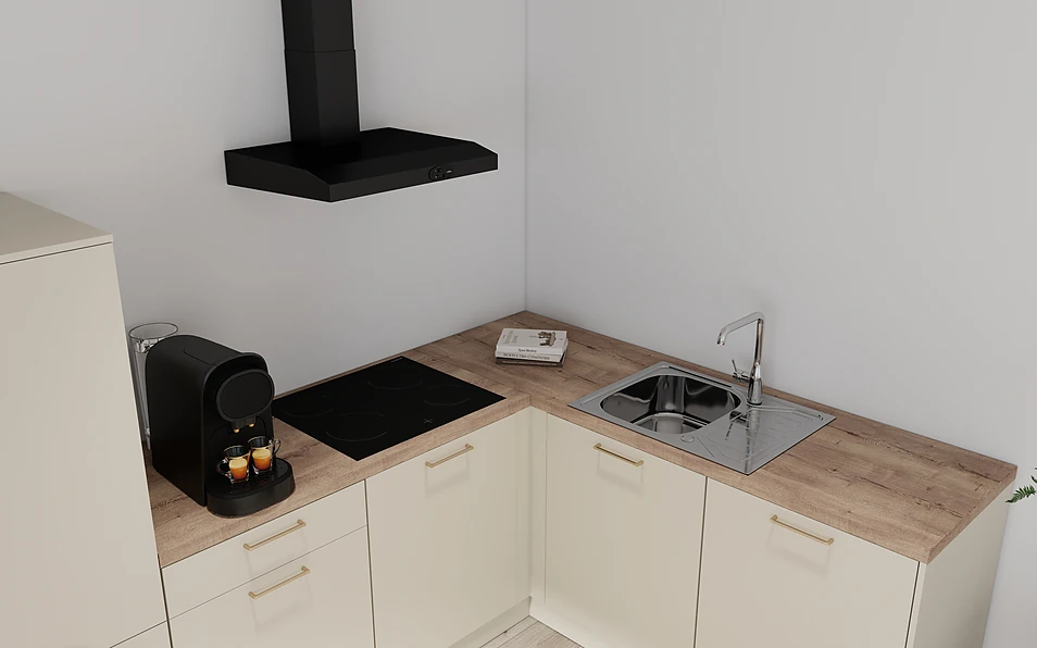 Nobilia SPA Cuisine d'angle 295 cm x 185 cm nobi smart Base Coohom 2