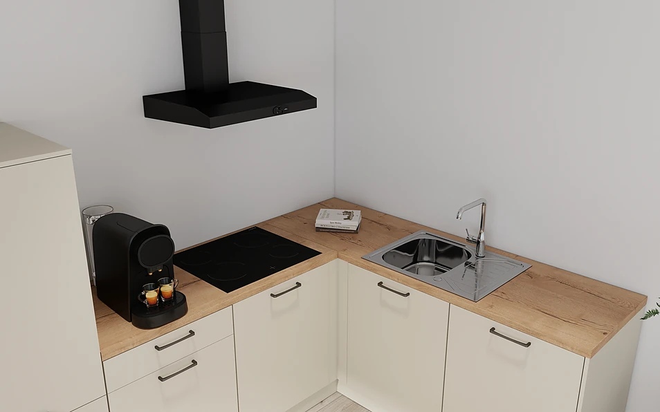 Nobilia SPA Eckküche 295 cm x 185 cm nobi smart Basis Coohom 2