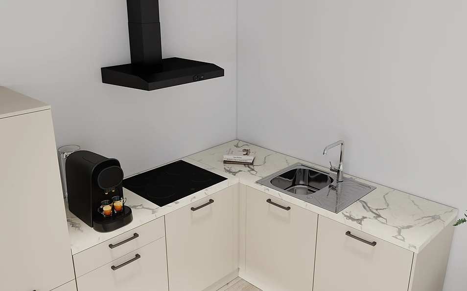 Nobilia SPA Eckküche 295 cm x 185 cm nobi smart Basis Coohom 2