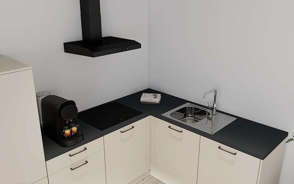 Nobilia SPA Eckküche 295 cm x 185 cm nobi smart Basis Coohom 2
