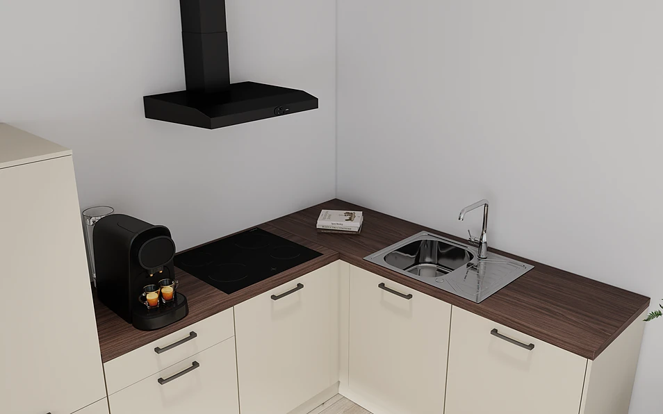 Nobilia SPA Eckküche 295 cm x 185 cm nobi smart Basis Coohom 2
