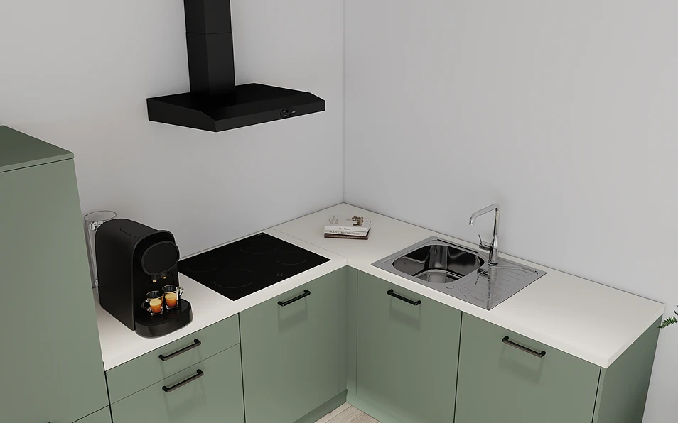Nobilia SPA Eckküche 295 cm x 185 cm nobi smart Basis Coohom 2
