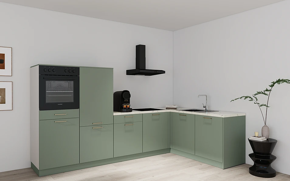Nobilia SPA Hoekkeuken 295 cm x 185 cm nobi smart Basis Coohom 1