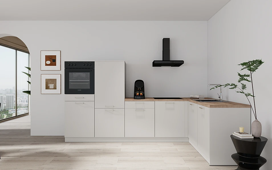 Nobilia SPA Hoekkeuken 295 cm x 185 cm nobi smart Basis Coohom 0