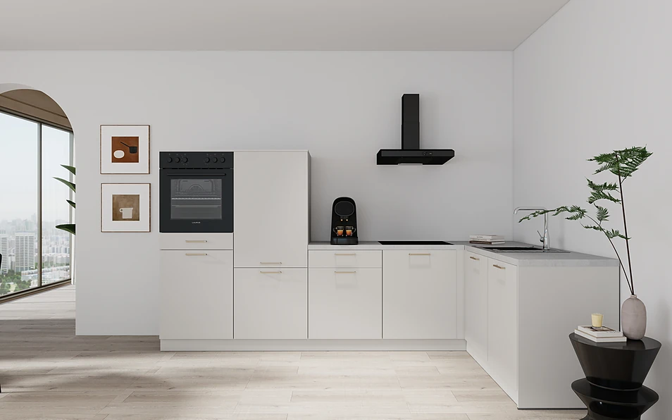 Nobilia SPA Eckküche 295 cm x 185 cm nobi smart Basis Coohom 0