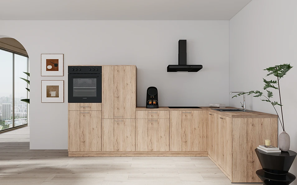 Nobilia SPA Hoekkeuken 295 cm x 185 cm nobi smart Basis Coohom 0