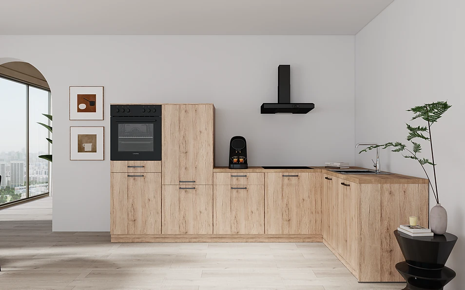 Nobilia SPA Hoekkeuken 295 cm x 185 cm nobi smart Basis Coohom 0