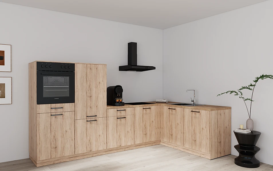 Nobilia SPA Hoekkeuken 295 cm x 185 cm nobi smart Basis Coohom 1