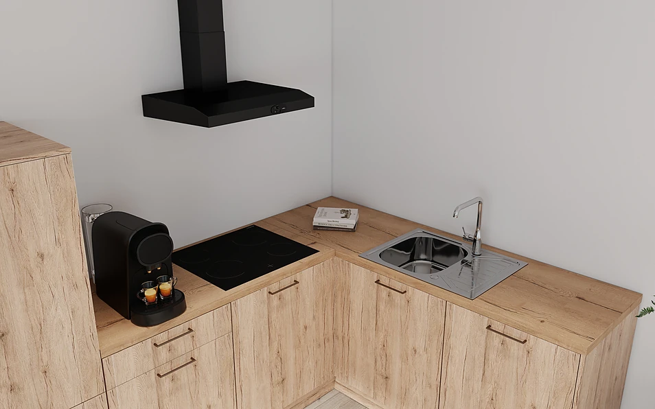 Nobilia SPA Cuisine d'angle 295 cm x 185 cm nobi smart Base Coohom 2