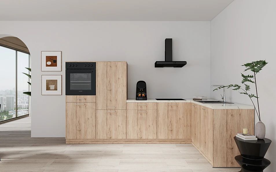 Nobilia SPA Eckküche 295 cm x 185 cm nobi smart Basis KPS.MAX web 0