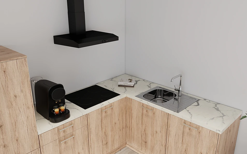 Nobilia SPA Eckküche 295 cm x 185 cm nobi smart Basis KPS.MAX web 2
