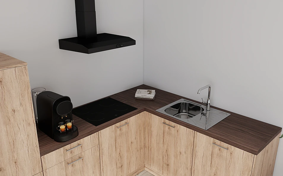 Nobilia SPA Cuisine d'angle 295 cm x 185 cm nobi smart Base Coohom 2