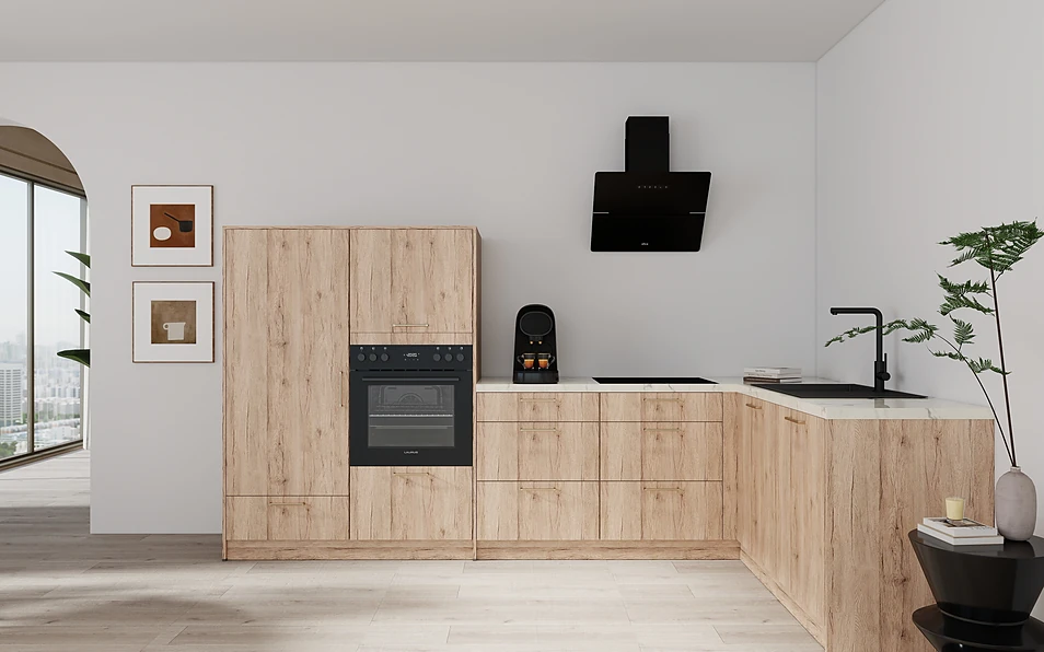 Nobilia SPA Hoekkeuken 299 cm x 187 cm nobi smart Comfort Coohom 0