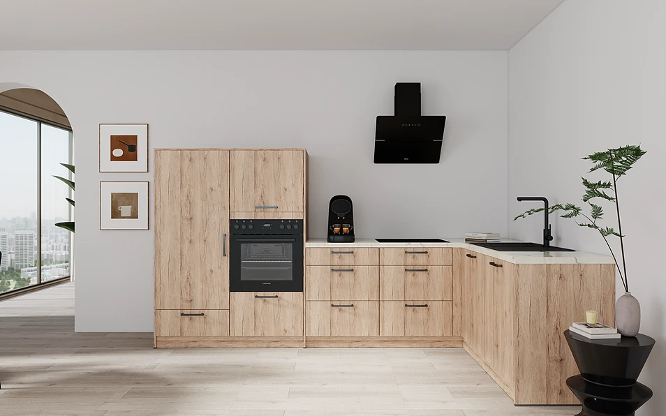 Nobilia SPA Hoekkeuken 299 cm x 187 cm nobi smart Comfort Coohom 0