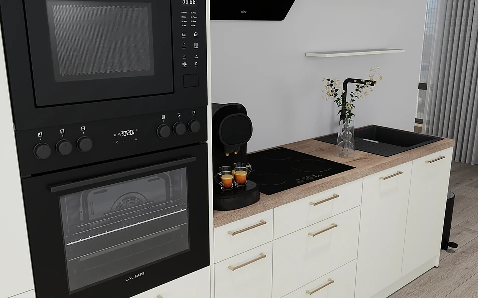 Nobilia SPA Küchenzeile 313 cm nobi smart Komfort KPS.MAX web 2