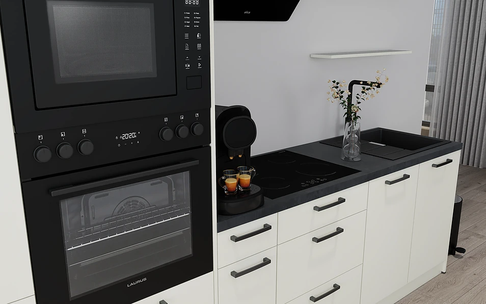 Nobilia SPA Küchenzeile 313 cm nobi smart Komfort KPS.MAX web 2