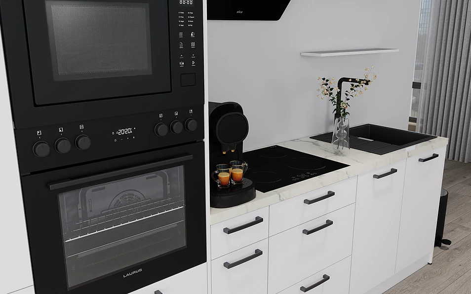 Nobilia SPA Küchenzeile 313 cm nobi smart Komfort KPS.MAX web 2