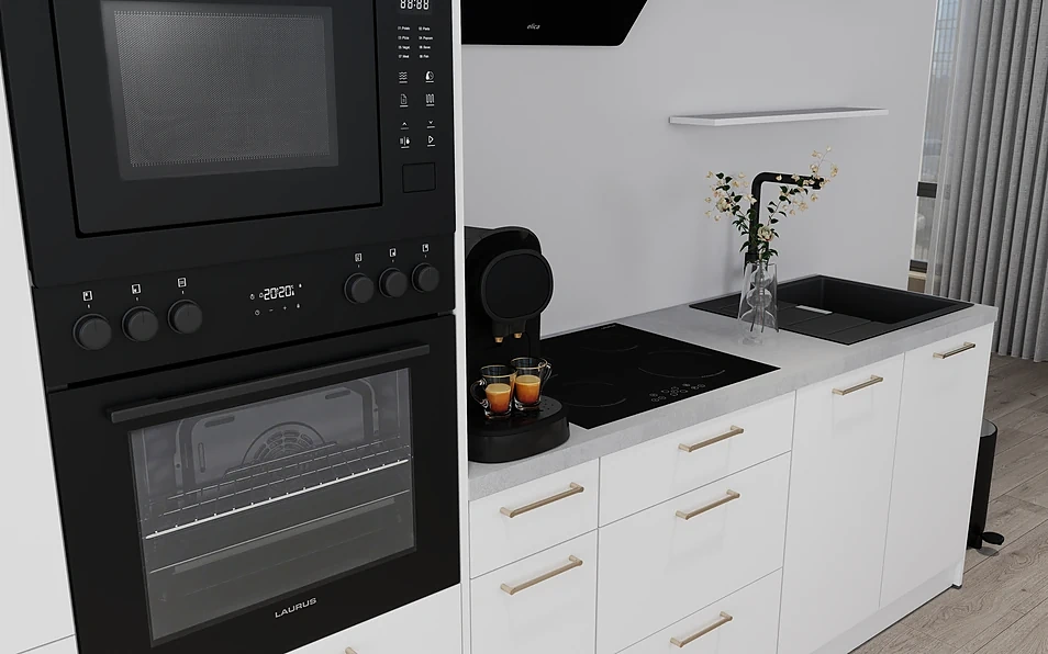 Nobilia SPA Küchenzeile 313 cm nobi smart Komfort KPS.MAX web 2