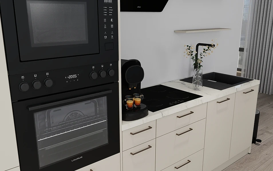 Nobilia SPA Kitchen unit 313 cm nobi smart Comfort Coohom 2